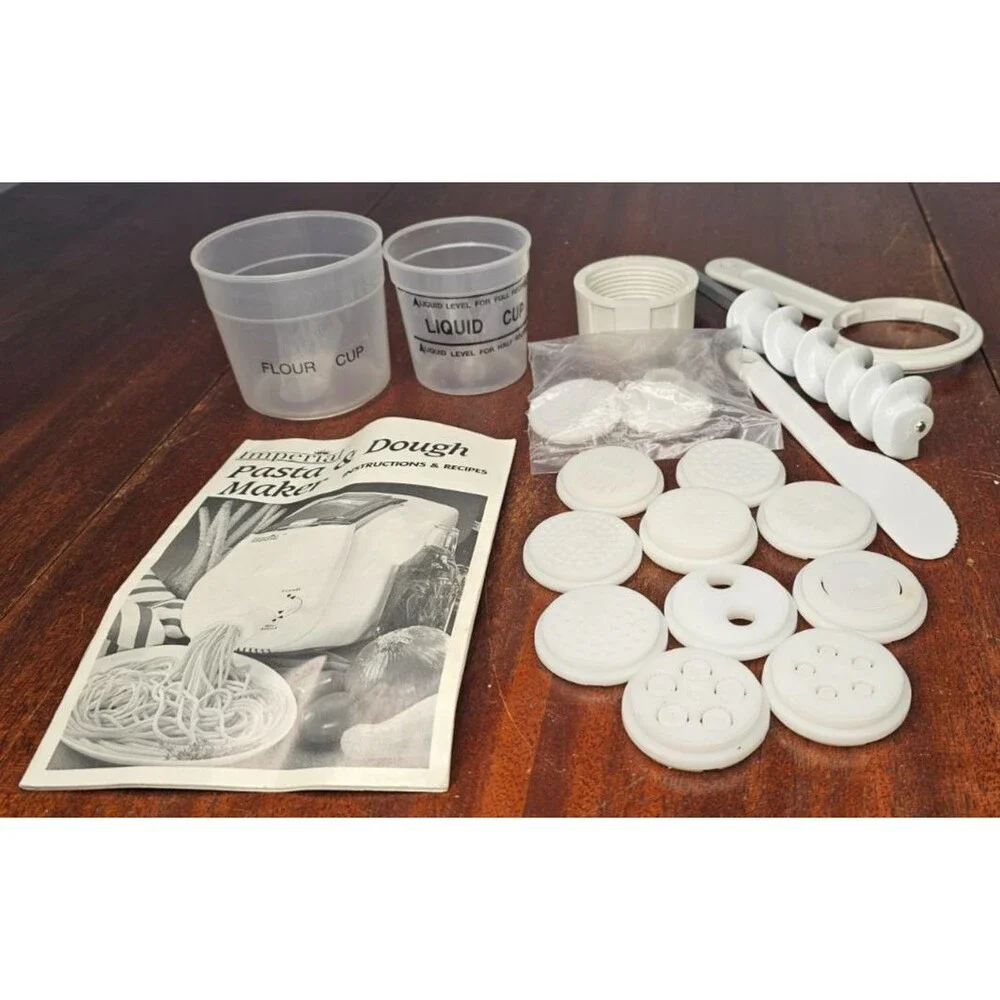 Imperial Pasta & Dough Maker Attachments 15+ Pieces CLEAN